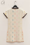 YANYAN KNITS Daisy mini dress YYK-YYW24-0021-XY ivory